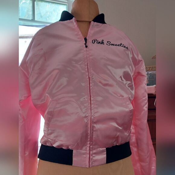 Sock Hop Pink Sweeties Jacket Size M - Picture 2 of 10